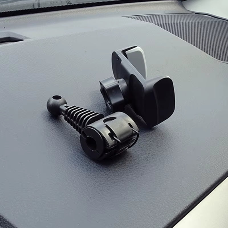 Universal Car Back Seat Headrest Support Bracket Adjustable 360 Degree Rotating Ipad Mobile Phone Black Mount Holder in Car